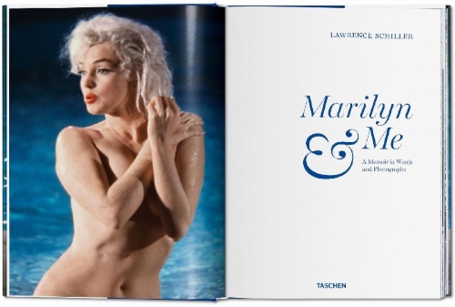 Buchcover und Innenansicht für das Buch: Lawrence Schiller. Marilyn & Me