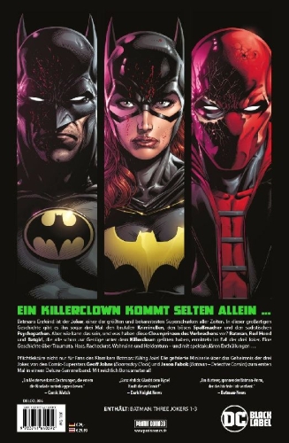 Buchcover und Innenansicht für das Buch: Batman: Three Jokers #1-#3