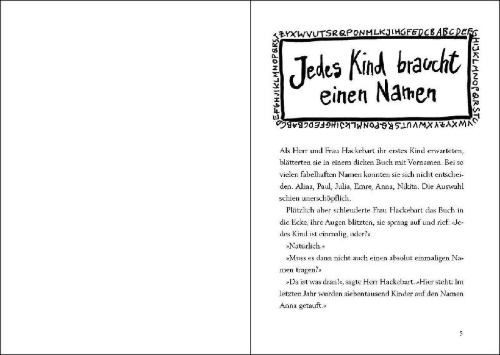 Buchcover und Innenansicht für das Buch: Crazy Family