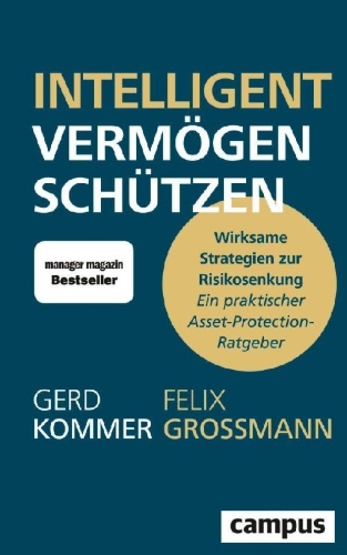 Buchcover und Innenansicht für das Buch: Intelligent Vermögen schützen