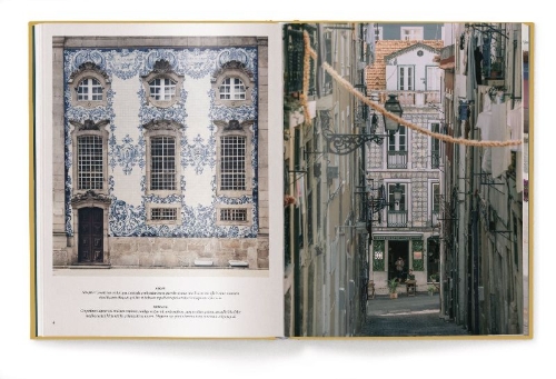 Buchcover und Innenansicht für das Buch: Charming Portugal