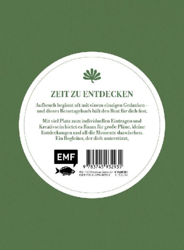 Buchcover und Innenansicht für das Buch: Discover - Mein Reisetagebuch