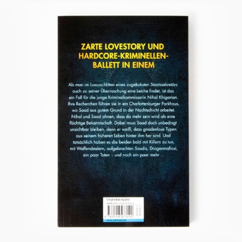 Buchcover und Innenansicht für das Buch: Die Guten und die Toten - Thriller (Berliner Schattenwelt 1)