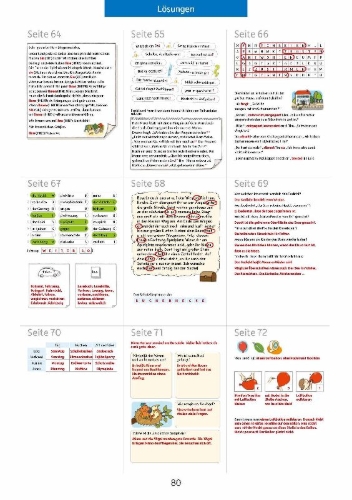 Buchcover und Innenansicht für das Buch: Fit für Gymnasium und Realschule, spielerisch wiederholen inklusive Lösungen