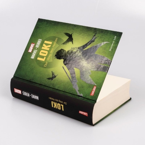 Buchcover und Innenansicht für das Buch: Marvel Heroes 1: LOKI - Der Weg des Helden