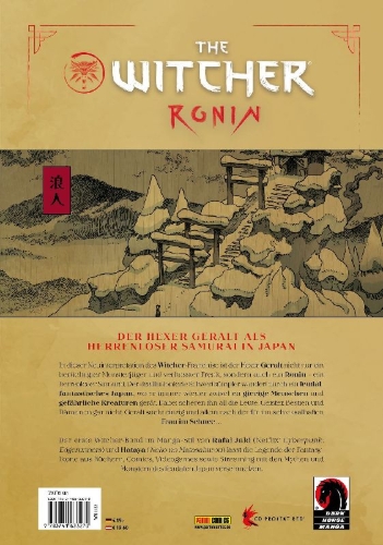 Buchcover und Innenansicht für das Buch: The Witcher: Ronin