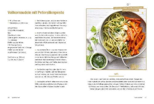 Buchcover und Innenansicht für das Buch: Gesund mit Visite - Gesund und fit älter werden