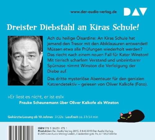 Buchcover und Innenansicht für das Buch: Winston - Teil 3: Jagd auf die Tresorräuber