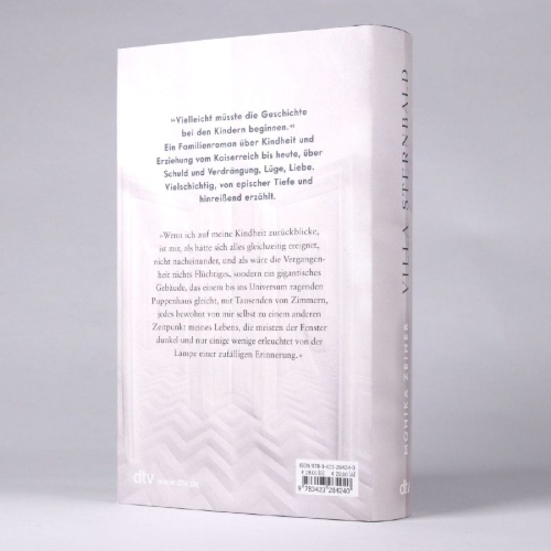 Buchcover und Innenansicht für das Buch: Villa Sternbald oder Die Unschärfe der Jahre