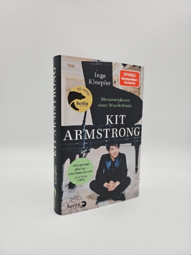 Buchcover und Innenansicht für das Buch: Kit Armstrong - Metamorphosen eines Wunderkinds