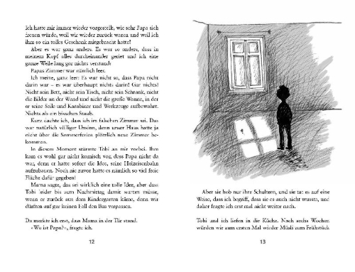 Buchcover und Innenansicht für das Buch: Manchmal wär ich gern ein Hai