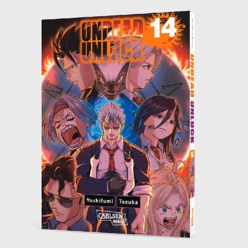 Buchcover und Innenansicht für das Buch: Undead Unluck