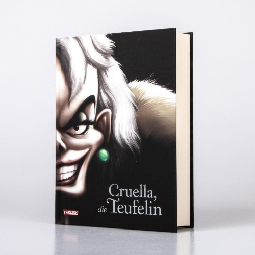 Buchcover und Innenansicht für das Buch: Disney. Villains 7: Cruella, die Teufelin