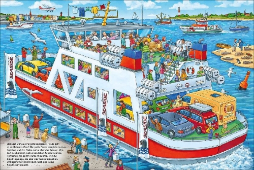 Buchcover und Innenansicht für das Buch: Wo ist das kleine Segelboot?