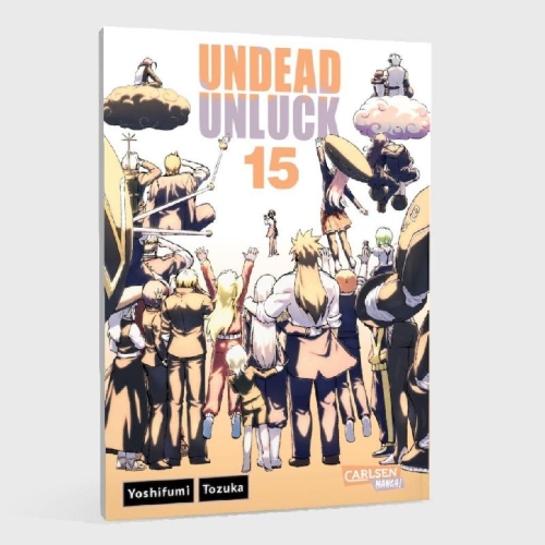 Buchcover und Innenansicht für das Buch: Undead Unluck