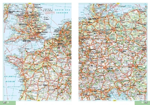 Buchcover und Innenansicht für das Buch: Falk Straßenatlas 2027/2028 Deutschland, Schweiz, Österreich 1:300.000
