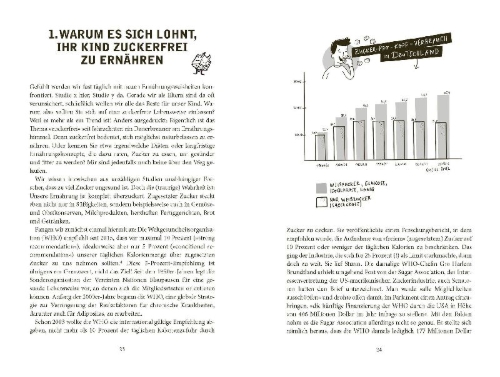Buchcover und Innenansicht für das Buch: Zuckerfrei von Anfang an