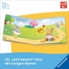 Buchcover und Innenansicht für das Buch: Mein erstes Lotti Karott: Das lustige Hasenrennen - ein Buch für kleine Fans des Kinderspiel-Klassikers Lotti Karotti