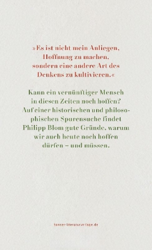 Buchcover und Innenansicht für das Buch: Hoffnung