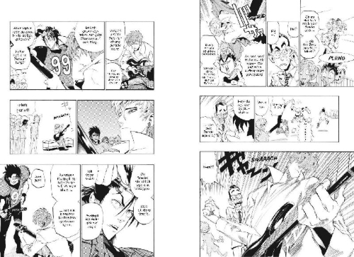 Buchcover und Innenansicht für das Buch: Eyeshield 21
