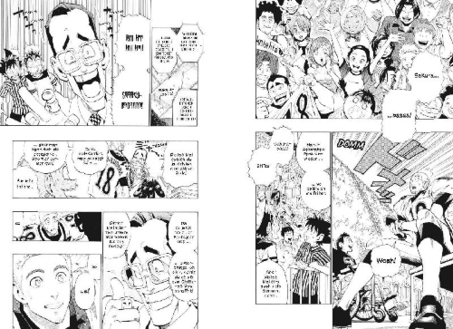 Buchcover und Innenansicht für das Buch: Eyeshield 21