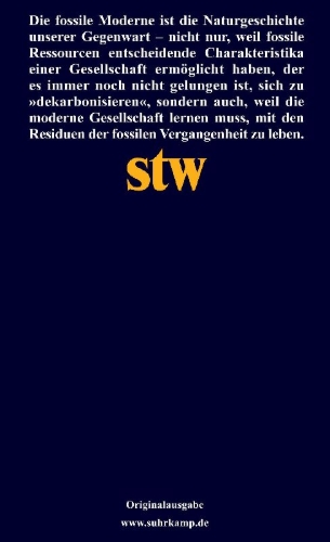 Buchcover und Innenansicht für das Buch: Fossile Moderne