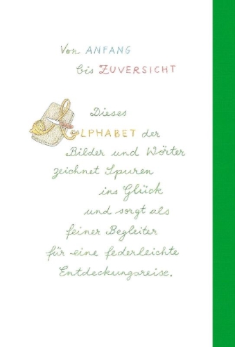 Buchcover und Innenansicht für das Buch: Das Glückswörterbuch