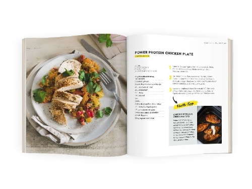 Buchcover und Innenansicht für das Buch: AIR FRYER 100 x Gesund