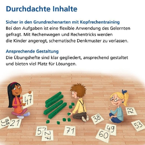 Buchcover und Innenansicht für das Buch: Das Übungsheft Mathematik 2