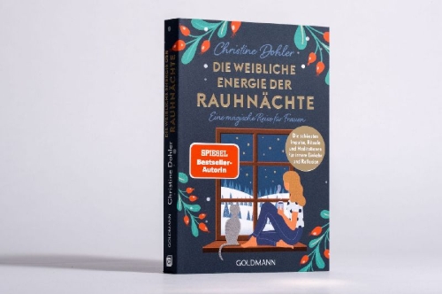 Buchcover und Innenansicht für das Buch: Die weibliche Energie der Rauhnächte
