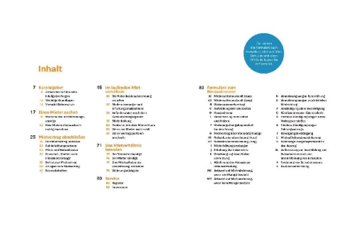 Buchcover und Innenansicht für das Buch: Das Vermieter-Set