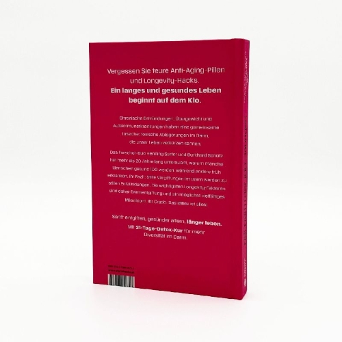 Buchcover und Innenansicht für das Buch: Der Darm der 100-Jährigen