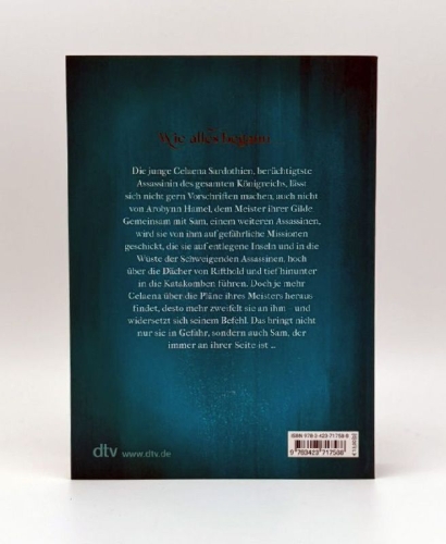 Buchcover und Innenansicht für das Buch: The Assassins's Blade