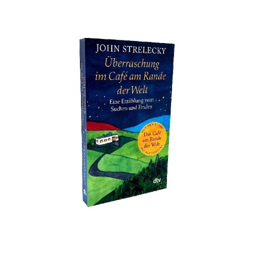 Buchcover und Innenansicht für das Buch: A New Visitor to The Cafe on the Edge of the World