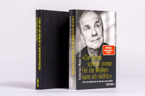 Buchcover und Innenansicht für das Buch: "Die Sonne scheint immer. Für die Wolken kann ich nichts."