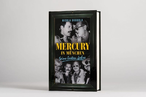 Buchcover und Innenansicht für das Buch: Mercury in München