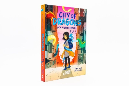 Buchcover und Innenansicht für das Buch: City Of Dragons: The Awakening Storm