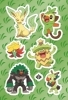 Buchcover und Innenansicht für das Buch: Pokémon: Superstarker Sticker- und Malspaß
