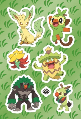 Buchcover und Innenansicht für das Buch: Pokémon: Superstarker Sticker- und Malspaß