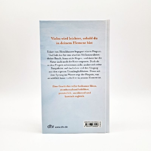 Buchcover und Innenansicht für das Buch: Der Pinguin, der fliegen lernte