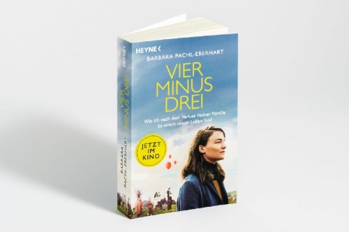 Buchcover und Innenansicht für das Buch: Vier minus drei (Filmausgabe)