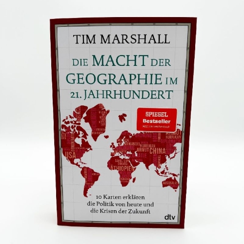 Buchcover und Innenansicht für das Buch: Die Macht der Geographie im 21. Jahrhundert