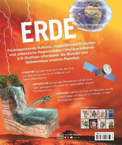 Buchcover und Innenansicht für das Buch: DK Wissen. Erde