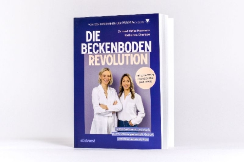 Buchcover und Innenansicht für das Buch: Die Beckenboden-Revolution