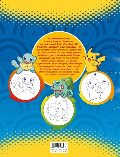 Buchcover und Innenansicht für das Buch: Pokémon: How to Draw Deluxe Edition