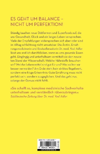 Buchcover und Innenansicht für das Buch: Genial ernährt!