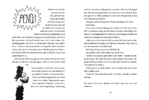 Buchcover und Innenansicht für das Buch: Robin the Hood - Wie klaut man eine Stadt?