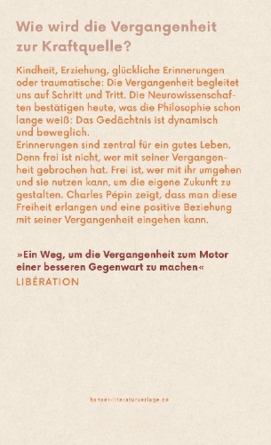 Buchcover und Innenansicht für das Buch: Vivre avec son passé