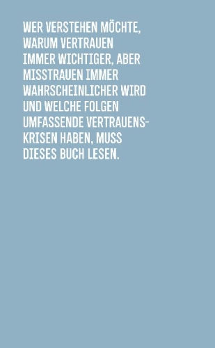 Buchcover und Innenansicht für das Buch: Misstrauensgemeinschaften