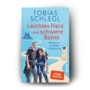 Buchcover und Innenansicht für das Buch: Leichtes Herz und schwere Beine